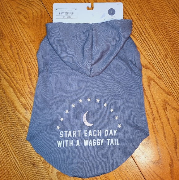 🐾Grayson Pup Hooded Dog Tee LG - Picture 1 of 3